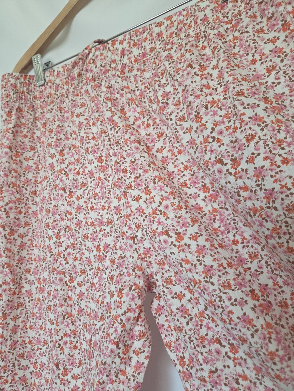 GAP Cottagecore Floral Cotton Wide Straight Leg Lounge Pants - Picture 7 of 14